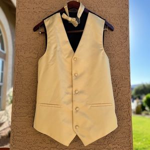 YELLOW GOLD FORMAL VEST | Size S
